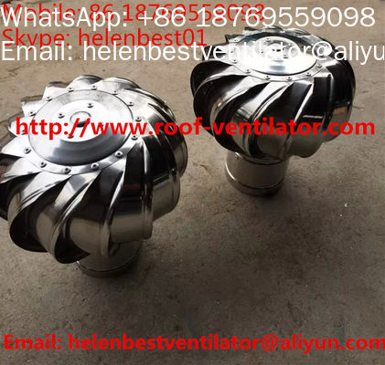 Good price 100mm لا حاجة طاقة التوربين مروحة المروحة لأنابيب التهوية الفولاذ المقاوم للصدأ SS304 الانترنت