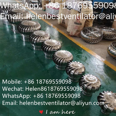 Good price إنتاج LC-BEST 75mm إلى LC-BEST 1500mm الفولاذ المقاوم للصدأ لا طاقة التوربينات التهوية السقف للمصنع، تقبل مخصصة الانترنت
